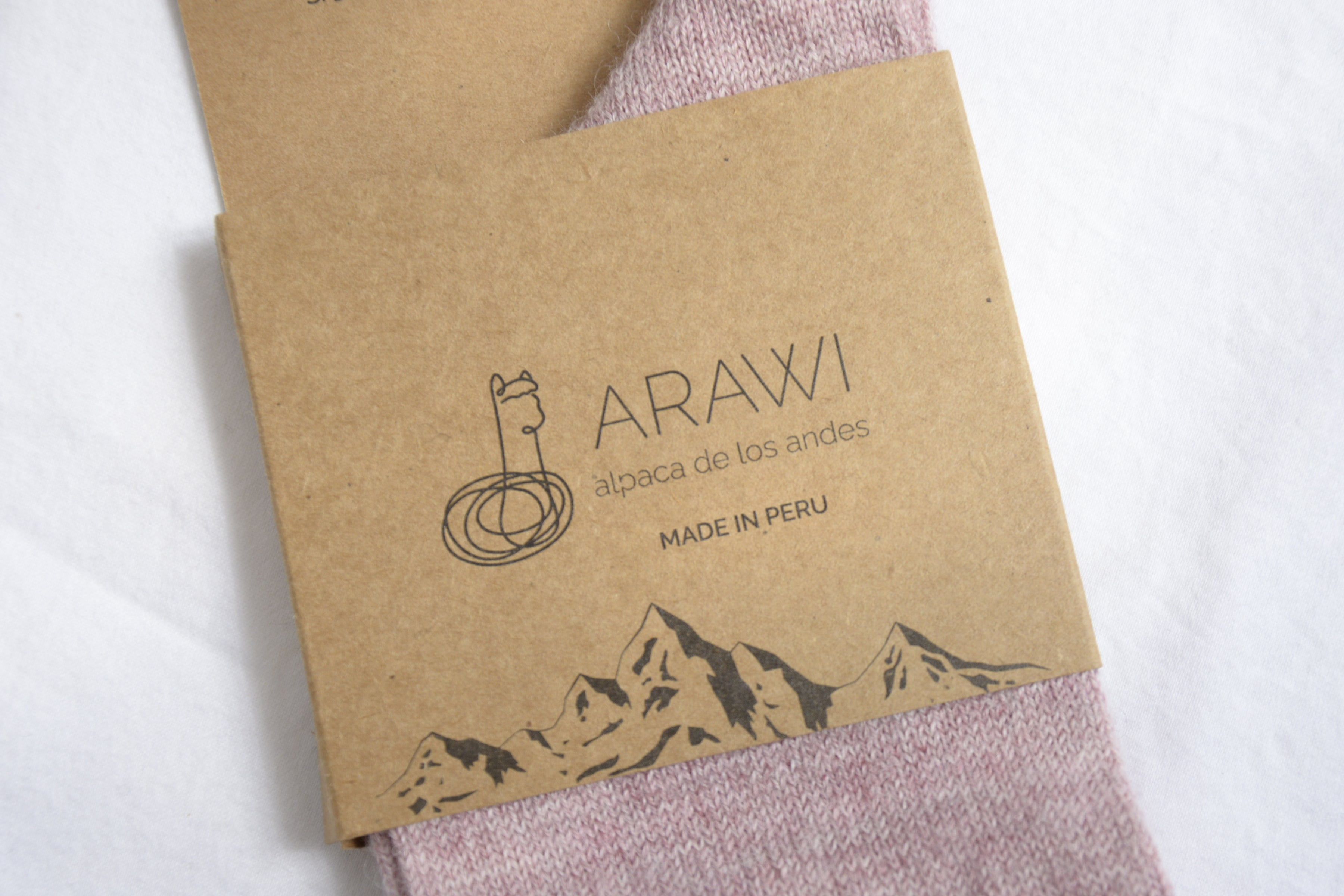 Peruvian_alpaca_violet_socks_label