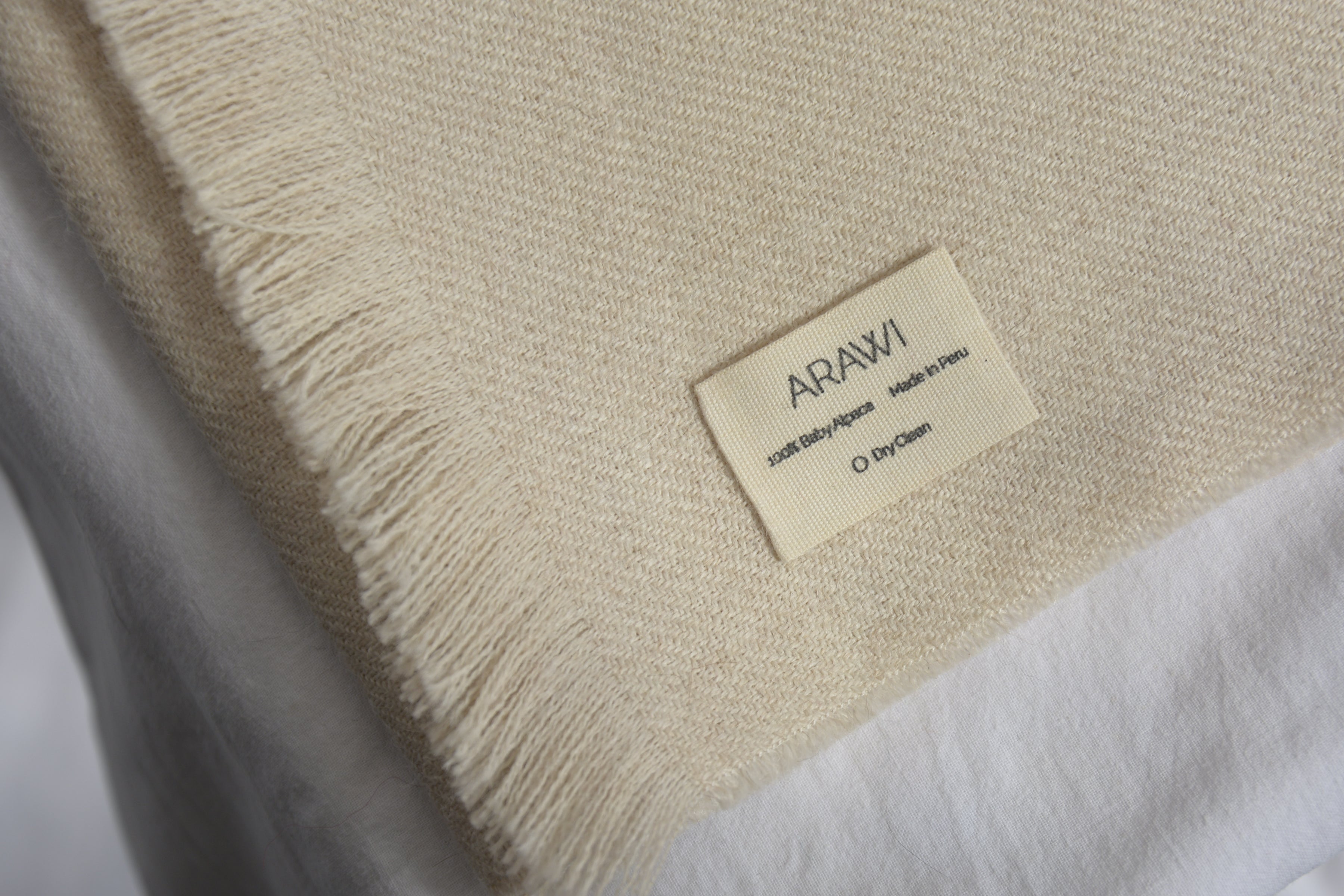 Cream_large_scarf_baby_alpaca_peruvian