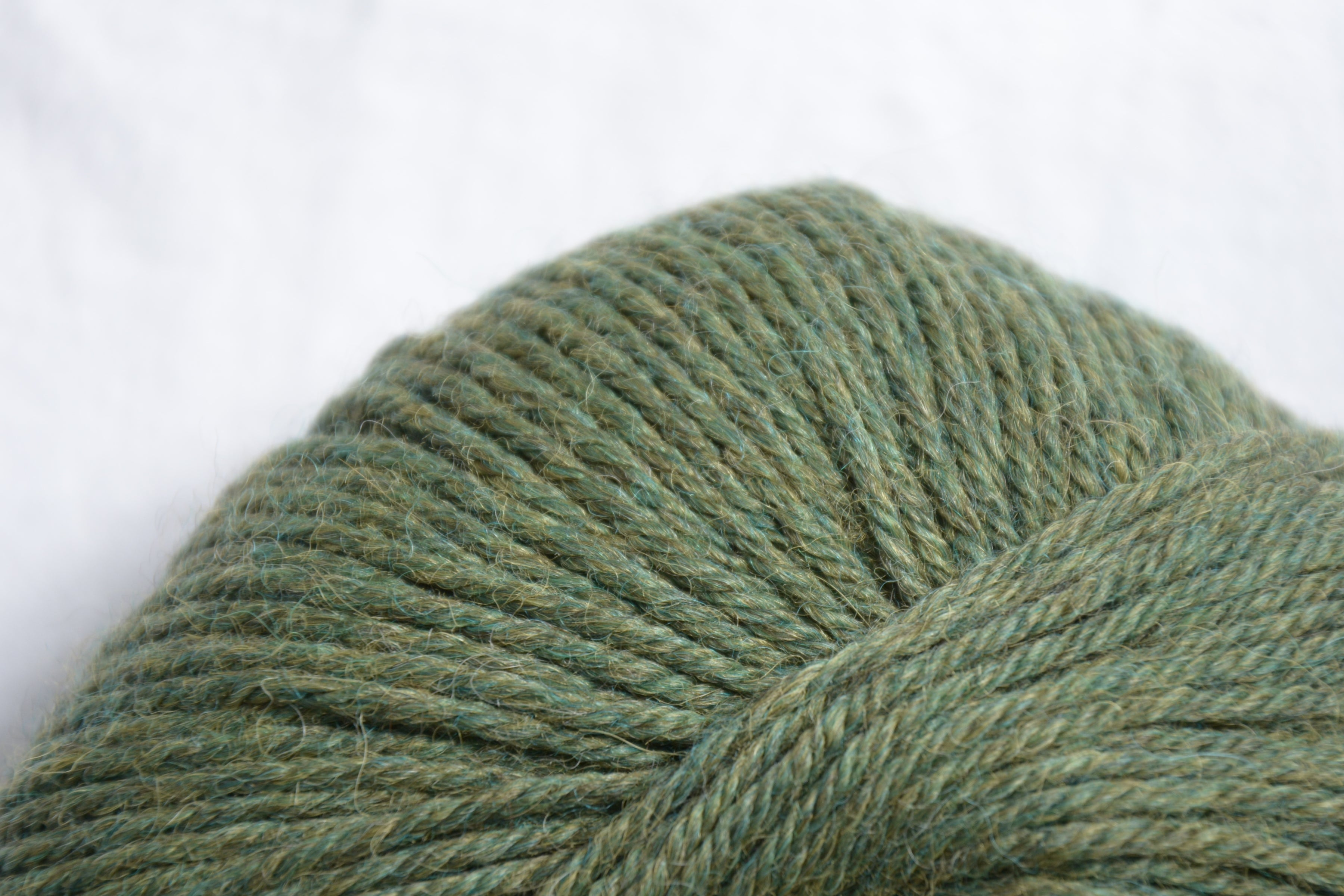 Wool_of_ baby_peruvian_alpaca_yarn_green_colored